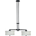 Sanctuary 2-light Bronze Graphite Chandelier