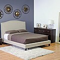 Aisling Cream Fabric Queen Platform Bed