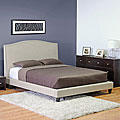 Aisling Cream Fabric King Platform Bed