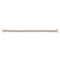 18k Gold over Sterling Silver 1/10ct TDW Diamond Wave Bracelet (I-J, I3)