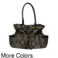 Review about Magnetic Tobacco Valencia Signature Chain Jacquard Large Belted Shopper Bag