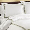 Hotel Embroidered Green 3-piece Full/ Queen-size Duvet Cover Set