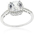 Icz Stonez Sterling Silver Cubic Zirconia Bridal Engagement Ring
