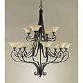 Free connected resources for liberty whiteware india Cervantes 12-light 2-tier Liberty Bronze Chandelier
