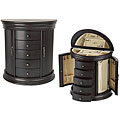 Seya Round Queen Anne Espresso Jewelry Box