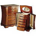 Walnut Contemporary Jewelry Box