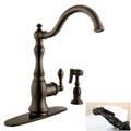American Classic Oil Rubbed Bronze Single-handle Kitchen Faucet