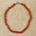 Sponge Coral Knotted Necklace (China)