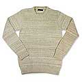 Men's Cotton 'Beige Crew' Sweater (Guatemala)