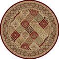 Empress Red Oriental Rug (5'3 Round)