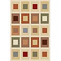 Symbol Multi Abstract Rug (7'10 x 10'6)