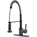 Concord Modern Oil Rubbed Bronze Spiral Pull-down Kitchen Faucet