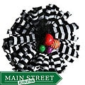 Cuff Luv Black and White Stripe Magnetic Magic Pin