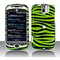 Black/ Green Zebra HTC MyTouch 3G Slide Protective Case