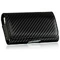 Samsung Flight II Carbon Fiber Style Horizontal Belt Clip Case