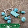 JonCar Fashion Forward Turquoise-color Gemstone Charms (Set of 3)