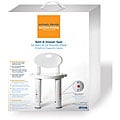 Michael Graves Bath and Shower Stool Seat with Backrest