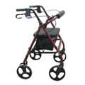 Drive Aluminum Fold Up/ Removable Back Support and Padded Seat Rollator