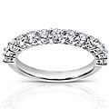 14k White Gold 3/4ct TDW Diamond Wedding Band