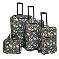 Rockland Leaf Expandable 4-piece Luggage Set