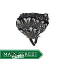 Bow Clippeez 2 Envy Black and White Feather Headband