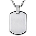 Free indicative guideline for Tags surfboard Stainless Steel Brushed Blackplated Dog Tag Necklace