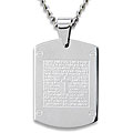 Stainless Steel Spanish Prayer Necklace