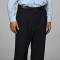 Austin Reed Men's Navy Pleated Dress Pants