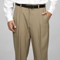 Austin Reed Men's Tan Pleated Dress Pants