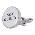 Cuff Daddy Silvertone Metal Scales of Justice Cuff Links