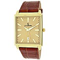 Le Chateau Classica Collection Men's Texture Goldtone Dial Watch