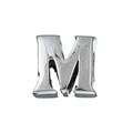 Signature Moments Sterling Silver 'M' Alphabet Bead