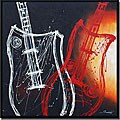 Cheapest Ebay listings for Rock ola Cd8b 'Rock n White Hand Painted' Canvas Art