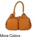 Related knowledge on Vintage Girdles Rough Roses Leather 'Riley' Hobo Bag