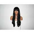 Black Hair Fibers free relevant info 5 star Flow Black Full Lace Human Hair 24-inches Wig
