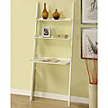 White Three-tier Leaning Laptop Shelf