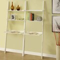 White 3-tier Leaning Laptop Shelf (Set of 2)