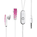 LG Rumor Touch LN510 Luxury Pink Rhinestone Diamante Handsfree Earphones
