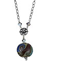 Charming Life Sterling Silver Glass Necklace