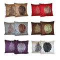 Banana or Fern Leaf Decorative Pillow