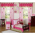 Pink and Green Flower Collection 5-piece Toddler Girl's Bedding Set
