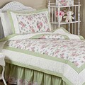 Riley's Roses Floral 4-piece Girl's Twin-size Bedding Set
