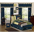 JoJo Designs Blue 4-piece Twin-size Comforter Set