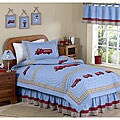 JoJo Designs Blue 4-piece Twin-size Comforter Set