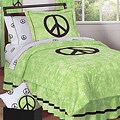 JoJo Designs Lime Green 4-piece Twin-size Comforter Set