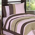 JoJo Designs Pink/ Brown 3-piece Full/ Queen-size Comforter Set