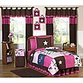 JoJo Designs Cowgirl 3-piece Girls Queen-size Quilt Set