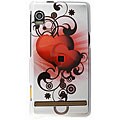 Motorola Droid Silver Snap-On Case Cover