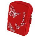 Hp Digital Cameras Free Helpful Information rooCase Red Butterfly Nylon Carrying Case for HP Digital Camera