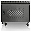 6U 900mm rackmount Cabinet Rugged Caster RoHS Server Cabinet